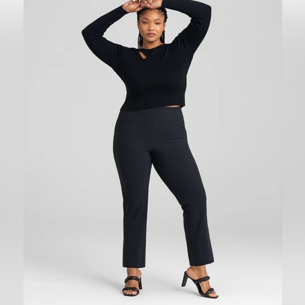 Honeylove Jet Black EverReady tummy control stretch pants 3X